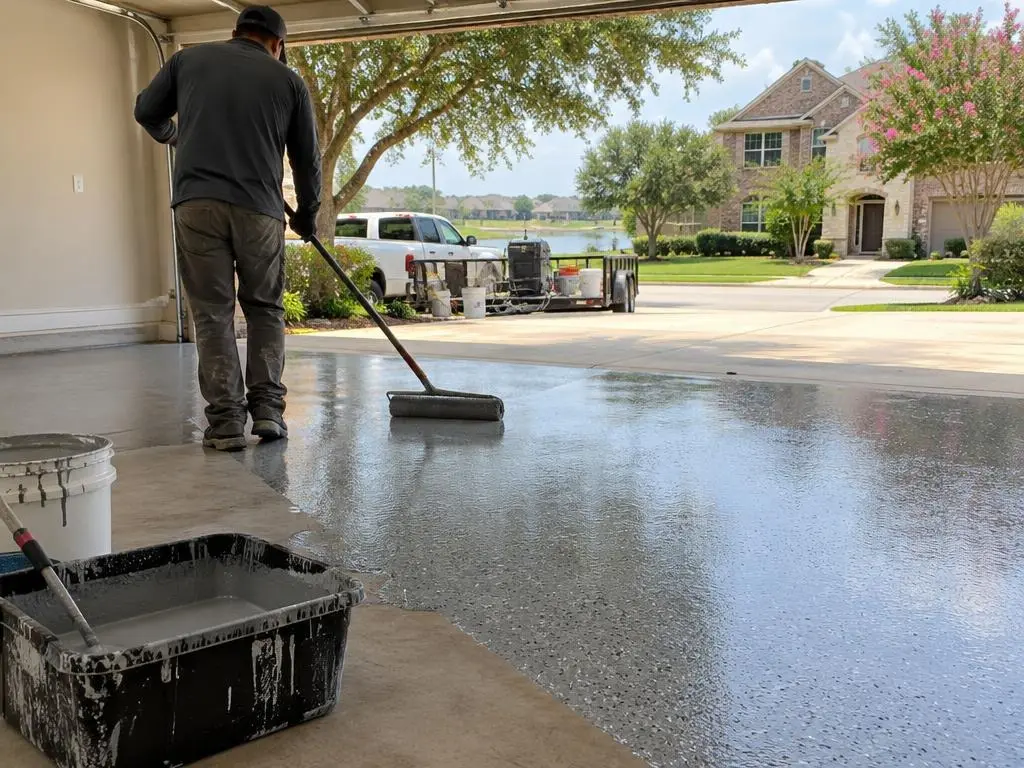 Garage Floor Epoxy in Sugar Land, TX