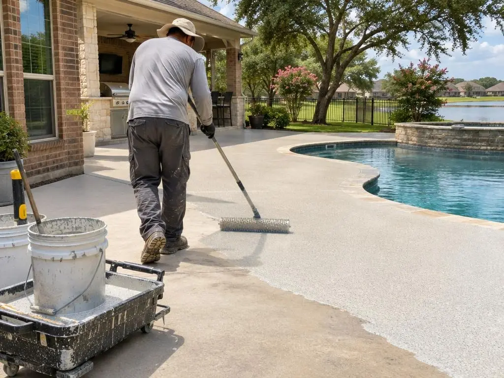 Patio & Pool Deck Coatings in Sugar Land, TX